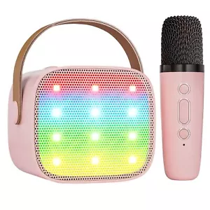 Kids Karaoke Machine Kids Toys For Girls And Boys Gift Portable Bluetooth Speake - Picture 1 of 6
