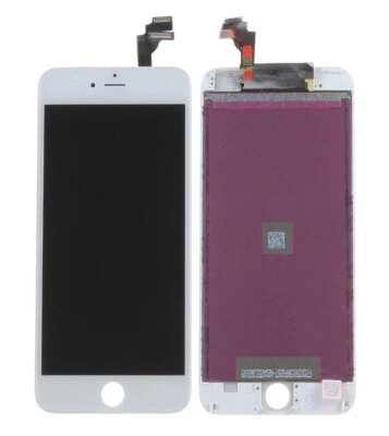 For Apple iPhone 6 Plus LCD Display Touch Screen Digitizer Assembly White Frame - Image 1 of 4