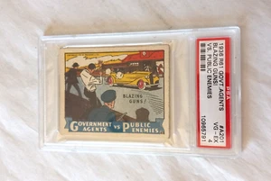 1936 GOVERNMENT AGENTS VS. PUBLIC FEINDE #A201 PSA 4 VG-EX #10965791 - Bild 1 von 2