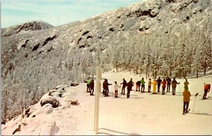Stowe Vermont VT Ski School Mount Mansfields Switch Back Trail 1970s Postcard - Picture 1 of 2