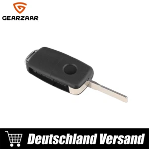 2x alloggiamento chiave pieghevole di ricambio per VW MK6 Golf VI Jetta IV Polo Touran T5 Ibyc - Foto 1 di 13