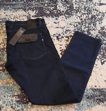 BNWT REPLAY Anbass 10 oz Slim Power Stretch Denim Jeans - Dark Indigo - W36 L32