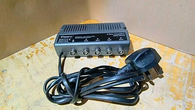 Vintage TV Signal Aerial Distribution View+ 4-way Amplifier ARG/PA14 & DC *See & - Image 1 of 3