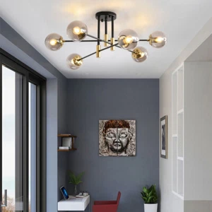 Bedroom Ceiling Light Kitchen Ceiling Lamp Home Lights Glass Chandelier Lighting - Picture 1 of 8