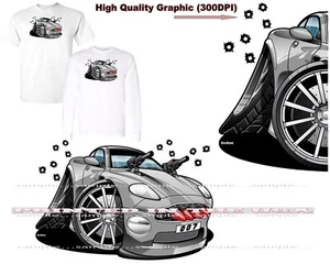 DigiRods James Bond 007 Aston Martin V12 Vanquish Movie Cartoon Car T Shirt - Picture 1 of 6