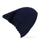 Fashion Mens Womens Knit Baggy Beanie Winter Warm Knitted Hat Fit Slouch Cap H60
