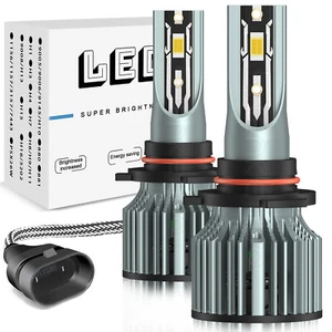 Led headlight bulbs high low beam Conversion Kit 6000K Super Bright White 2PCS - Picture 1 of 94