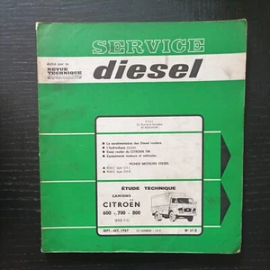 Revue technique Citroen 600 700 800 série P D RT diesel camion 1967 - Picture 1 of 8