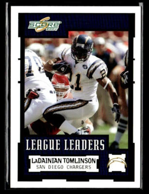 2004 Score Football LaDainian Tomlinson League Leaders #355 Chargers - Image 1 of 2