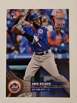 (9)2018 Topps National Baseball Card Day #24 Amed Rossario Rc Rookie Lot - Image 1 of 2
