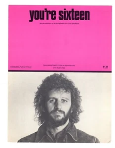 Beatles (Ringo) "You're 16" 1973 EE. UU. Warner Bros 1ª Edición Hoja Única - Imagen 1 de 2