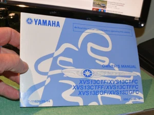 OEM Yamaha XVS13CTD(C) XVS13CTFD VSTAR 1300 Owners Manual LIT-11626-28-14 #Y4 - Picture 1 of 8