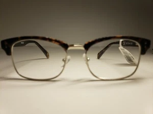 Nine West Reading Glasses Half Frame Brown Tortoise Demi +2.50 New - Picture 1 of 2