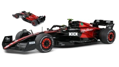 MODELLINO AUTO F1 STATICO SOLIDO ALFA ROMEO C43 #24 SPAGNA GP 2023 GUANYU 1:18 - Immagine 1 di 4