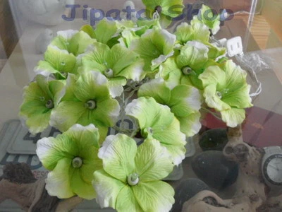 Green Hibiscus Sa Paper Party-Wedding-Decoration X-mas 110V Light String - Image 1 of 4