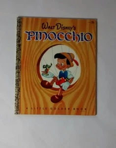 Vintage Little Golden Book Walt Disney's Pinocchio 1939 1968 LGB - Picture 1 of 8
