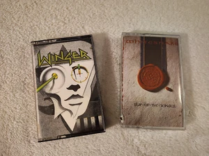 Winger – Winger (Cassette, US, 1988, Atlantic) Whitesnake Bundle CASSETTES - Picture 1 of 10