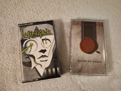 Winger – Winger (Cassette, US, 1988, Atlantic) Whitesnake Bundle CASSETTES — 第 1/4 张图片