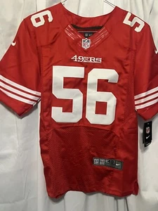 Nike Rueben Foster 56 San Francisco 49ERS NFL Authentic Sewn Stitched Jersey NWT - Picture 1 of 13