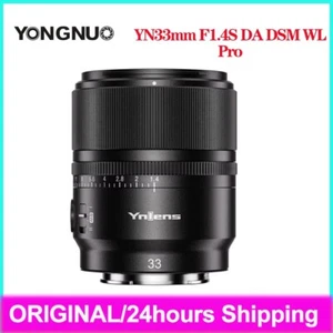 YONGNUO YN33mm F1.4 DA DSM WL Pro Auto Focus Lens for Sony E Nikon Z Fujifilm X - Picture 1 of 7