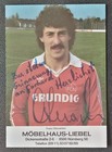 6725 Franz Oberacher 1. FC Nürnberg 1980/81 Autogrammkarte original signiert