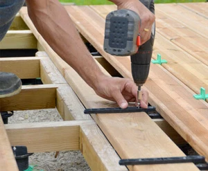 64 St. FixeGo unsichtbare Verschraubung f. Terrassendielen Holz Stärke 19-25 mm - Bild 1 von 6