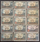 1944 50 Sen WWII Japan 15 Banknotes