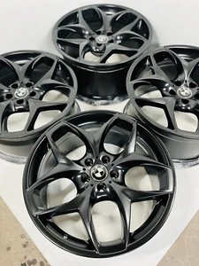 07-18 OEM 21" BMW Style 215 Factory Wheels Rims X5 X6 E70 E71 F15 Black Satin - Picture 1 of 5