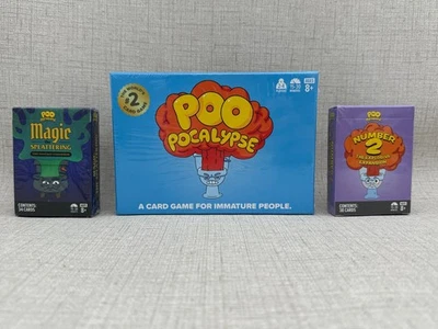 Poo Pocalypse Game,  Magic The Splattering and Number 2 Expansion box NEW Sealed - Image 1 of 4