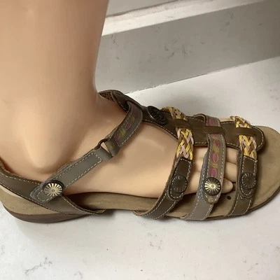 NWOB Spring Step - L'Artiste Jerlene Gypsy Leather Boho Sandals EU 40 US 9 - Image 1 of 4