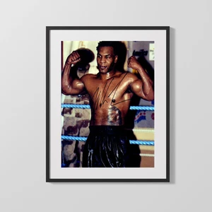 Mike Tyson Autogrammdruck - Gym Flex - Iron Strength - Bild 1 von 6