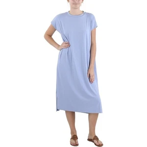 Abito midi maglietta Eileen Fisher blu taglia XL - Foto 1 di 10