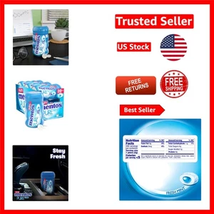 Chicle puro fresco sin azúcar - 6 botellas a granel, sabor a menta fresca, 300 unidades - Imagen 1 de 8