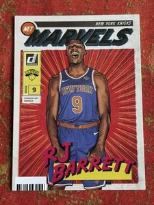 2019-20 Panini Donruss RJ Barrett Net Marvels #10 RC Rookie Raptors Knicks - Picture 1 of 2