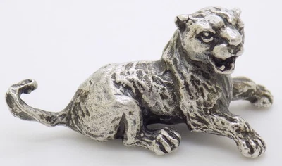 Винтажный итальянский ручной работы подлинный серебряный слон кукольный домик миниатюрная фигурка - Изображение 1 из 4