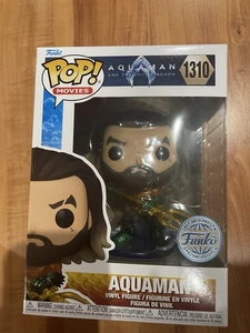 Funko Pop Vinyl Movies Aquaman On Wave #1310 - Picture 1 of 6
