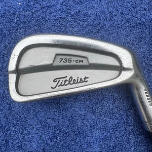 Titleist 735 CM Forged 5 Iron Project X 6.0 Stiff Steel Men's RH Midsize Grip - Picture 1 of 8
