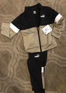 Boy's 2PC Puma Kids Tracksuit and Jogger Size 2T NWT Oak Branch - Picture 1 of 1