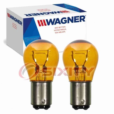 2 pc Wagner Front Turn Signal Light Bulbs for 2006-2014 Dodge Attitude rc - Image 1 of 4