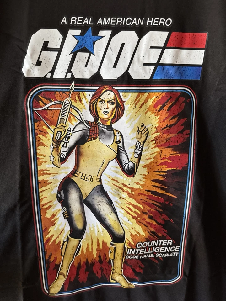 Camiseta GI JOE "SCARLETT" Inspirada Vintage Talla 3X Para Hombre Nueva  Foto 1 de 4