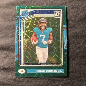 Fútbol óptico 2024 Brian Thomas Jr. Rated Rookie Green Velocity Prizm #214 Jags - Imagen 1 de 2