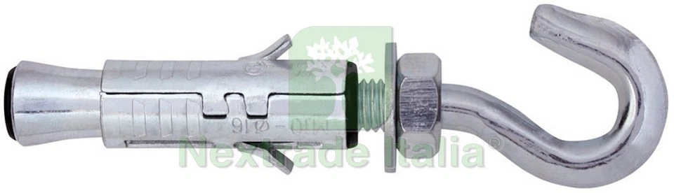 50PZ TASSELLO TDS MM. 14X55 GANCIO M8: - Immagine 1 di 1