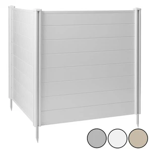 Privacy Screen - Outdoor Vinyl Fence Panel Enclosure for AC / Trash Bins - Picture 1 of 22
