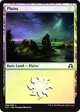 Plains (284) FOIL Shadows over Innistrad PLD Basic Land MAGIC CARD ABUGames