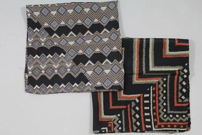 Lot of 2 silk pocket handkerchief made in Italy - Image 1 of 3