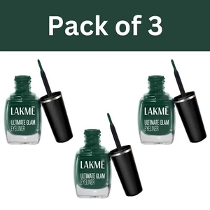 Lakme Ultimate Glam Semi-Matte Cream Eye Liner Semi Matte Green 9ml - Picture 1 of 7