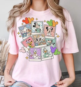 Comfort Colors Disney Nurse Characters Photos Shirt, Mickey Minnie Stitch Shirt - Picture 1 of 5
