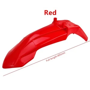 Mini Motorcross Front Fender 15.94in Red Plastic Mudguard For KTM50 SX Motorbike - Picture 1 of 9