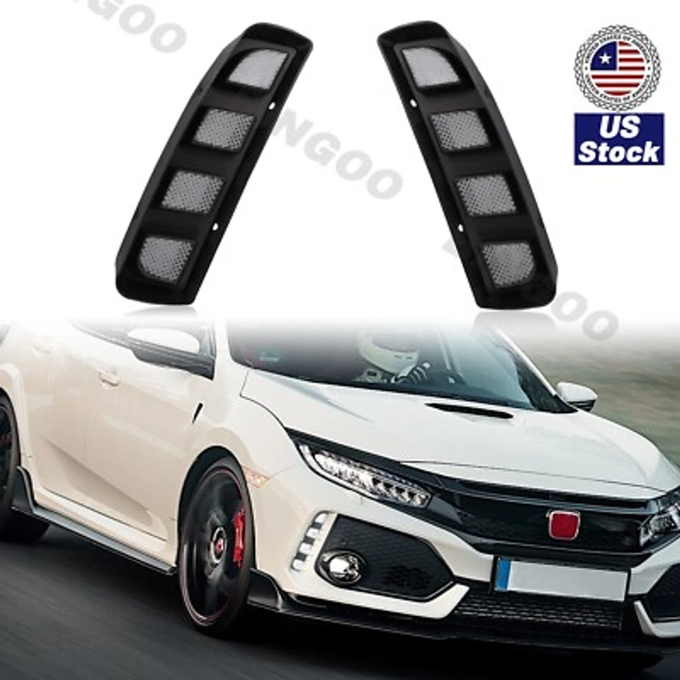 Lâmpada de neblina dianteira LED DRL luz de circulação diurna para Honda Civic Type R 2016-2020 - Imagem 1 de 4