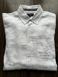 M&S Blue Harbour (L) 100% Pure White Linen 42” Chest BNWOT Immaculate RRP £49 - Picture 1 of 13